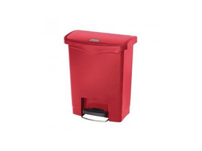  Collecteur Slim Jim Step On Front Step Plastique 30 L Rouge