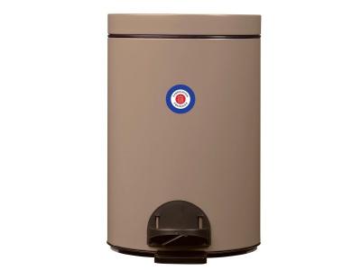ROSSIGNOL Poubelle de cuisine &agrave; p&eacute;dale 14L elora - Beige fonc&eacute; - 
