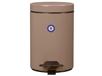 ROSSIGNOL  - Poubelle de salle de bain &agrave; p&eacute;dale 3L CYJEU - Beige fonc&eacute;