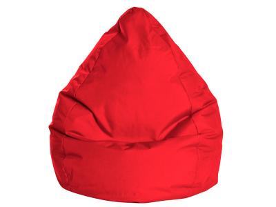 SITTING POINT Pouf poire XXL d'int&eacute;rieur rouge vif 80x130cm