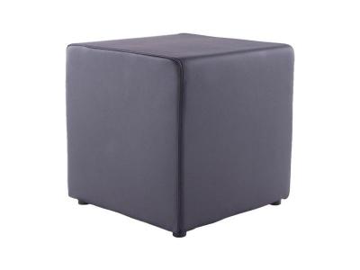 KOKOON DESIGN  - Pouf repose pieds PU Rubik noir