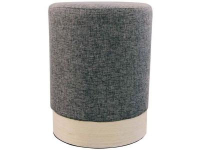 THE HOME DECO FACTORY HOME DECO Factory Pouf scandinave - 30 cm - Anthracite M1 HD6371