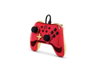 POWERA Manettes filaire pour nintendo switch - samus collection chrome