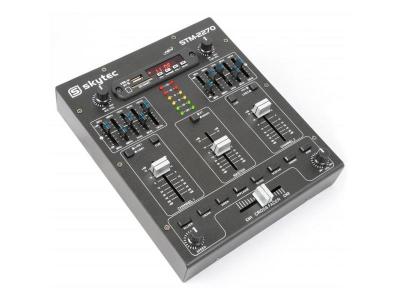 SKYTEC STM-2270 Table de mixage 4 canaux Bluetooth USB SD MP3 FX