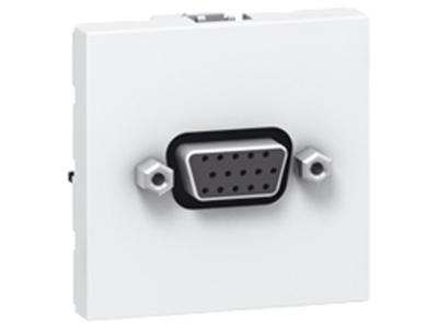 LEGRAND  078757 Mosaic HD Prise, 15 Femelle &agrave; Visser, 2 Modules, Blanc