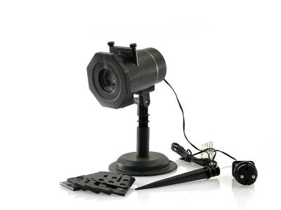 FEERIC LIGHTS & CHRISTMAS Projecteur ext&eacute;rieur &agrave; LED avec 6 films anim&eacute;s interchangeables