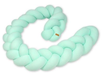 VELINDA Protection tress&eacute;e pour lit b&eacute;b&eacute; menthe 4260919