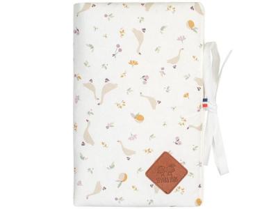 SEVIRA KIDS Prot&egrave;ge carnet de sant&eacute; b&eacute;b&eacute; en coton- sidonia PROT-CS-SIDONIA