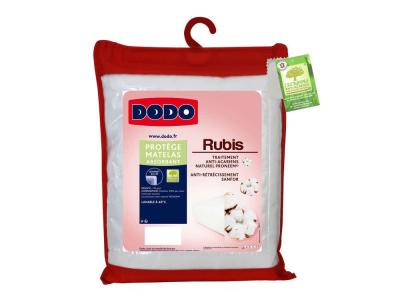 DODO Prot&egrave;ge matelas 160x200 absorbant lavable traitement anti-acariens