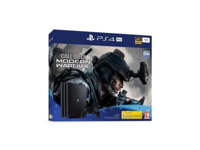 Pack Console Sony PS4 Pro 1 To Noir + Call of Duty Modern Warfare