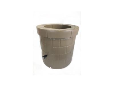 PLAST UP ROTOMOULAGE Puit recuperateur eau de pluie 340L-Taupe-83.5cm - Taupe