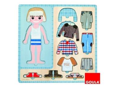 GOULA Puzzle  Petite garcon s'habille 