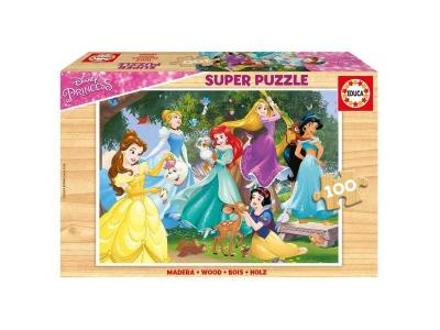 EDUCA  Borras 100 Pieces Disney Princess Wooden Puzzle Vert