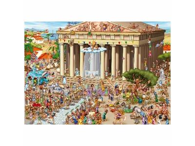 D TOYS Puzzle 1000 pi&egrave;ces - cartoon collection : acropole dtoys