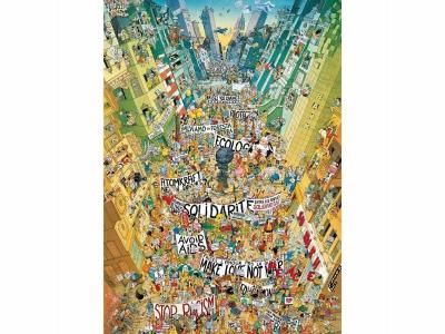 HEYE Puzzle 2000 Pi&egrave;ces : Degano - Protest, 