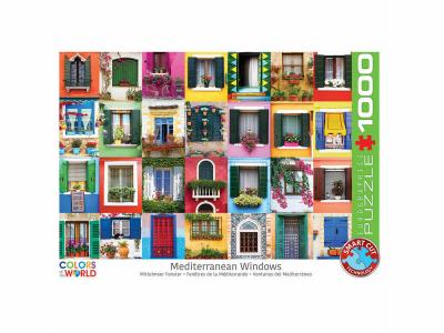 EUROGRAPHICS  6000&ndash;5350 m&eacute;diterran&eacute;en Windows Lot de 1000 Puzzle 