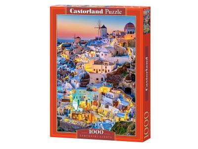 CASTORLAND Puzzle 1000 pi&egrave;ces : Lumi&egrave;res de Santorin aille Unique Coloris Unique