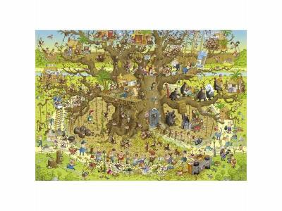 HEYE Puzzle 1000 pi&egrave;ces : Monkey Habitat aille Unique Coloris Unique