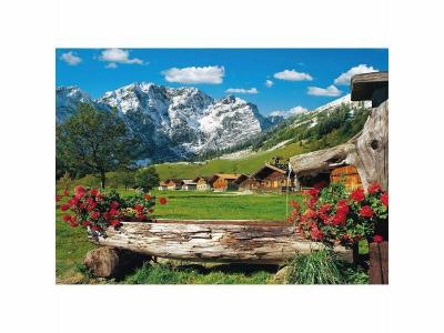 SCHMIDT SPIELE Puzzle Paysage de montagne idyllique, 1000 pcs