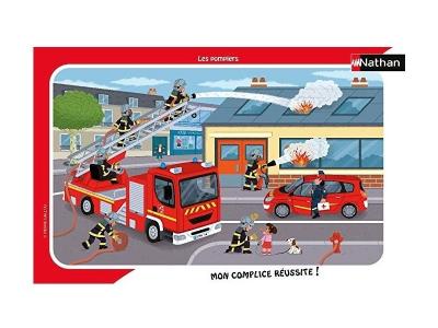 NATHAN Puzzle Cadre - Les Pompiers 