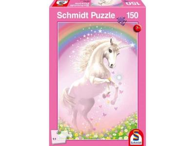SCHMIDT Puzzle 150 pi&egrave;ces : Licorne rose aille Unique Coloris Unique