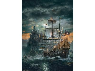 CLEMENTONI  - 31682 - Puzzle - The Pirate Ship - 1500 Pi&egrave;ces