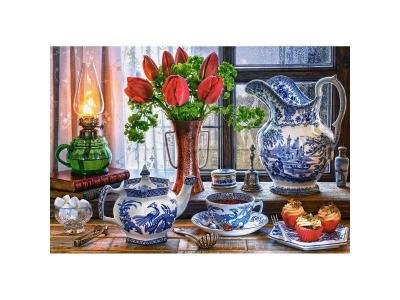 CASTORLAND  Nature morte aux tulipes, Puzzle 1500 Teiles - - Puzzle