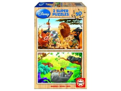 EDUCA BORRAS  2x50 Pieces Animal Friends Puzzle Multicolore 3-6 Years