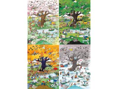 HEYE Puzzle Roger Blachon - 4 Seasons 