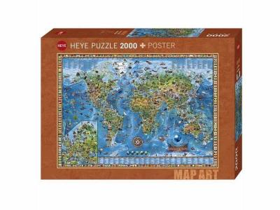 HEYE  Puzzle Amazing World 2000 Pi&egrave;ces, 29846 