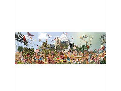 HEYE  Puzzle Panorama at The Beach 2000 Pi&egrave;ces, 29824