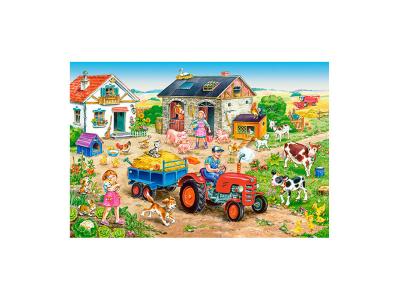 CASTORLAND  Life on the Farm, Puzzle 40 pi&egrave;ces maxi - - Puzzle