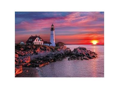 CLEMENTONI  puzzle Phare de Portland 500 pi&egrave;ces 