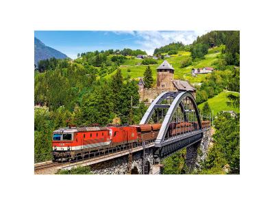 CASTORLAND Puzzle Train on the Bridge 