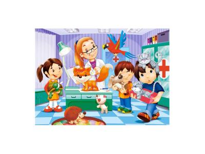 CASTORLAND  Chez Animal Doctor, Puzzle 60 parties - - Puzzle