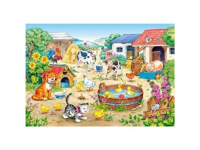 CASTORLAND  - B-06663-1 - Puzzle - La Ferme - 60 Pi&egrave;ces