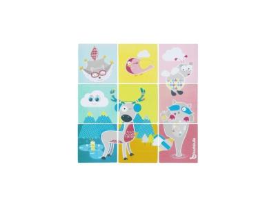 BADABULLE Puzzle de bain  Multicolore 9 pi&egrave;ces