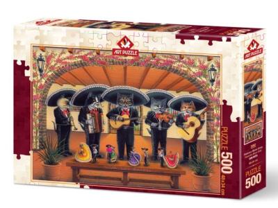 ART PUZZLE Puzzle Flamenco Meow Team 500 pieces 