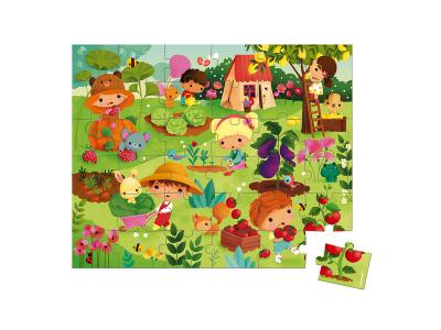 JANOD  The Garden Puzzle 36 Pieces Multicolore 4-6 Years