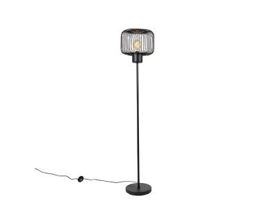 QAZQA Lampadaire design noir - baya