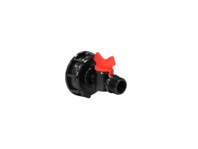 MULTITANKS Raccord avec mini vanne filet&eacute;e 3/4 pouce male - 3/4'' BSP