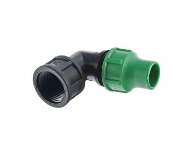 JARDIBRIC GF 06602 Raccord Coude Sortie Femelle pour Tuyau Noir 16 mm