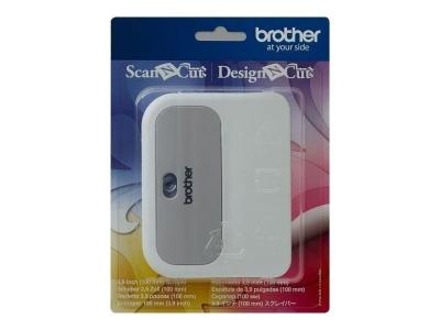 BROTHER  18200068 Raclette 100mm pour ScanNCut, Blanc CASCP1