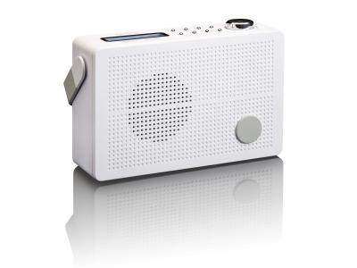 LENCO Radio portable dab+/fm avec fonction r&eacute;veil  blanc PDR-030WH