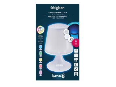 BIGBEN  Interactive - Radio R&eacute;veil veilleuse projecteur RRVP01