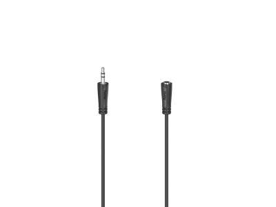 HAMA Rallonge audio jack m&acirc;le 3,5 mm/fiche femelle, st&eacute;r&eacute;o, 3,0 m - Neuf