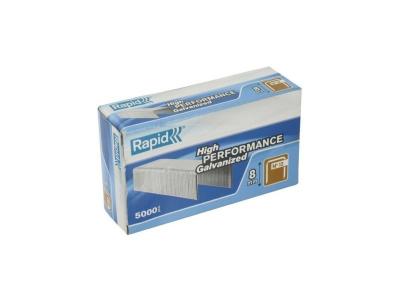 RAPID Agrafes d&eacute;coration et finition N&deg;12 - &Oslash;8 mm - Lot de 5000 - 