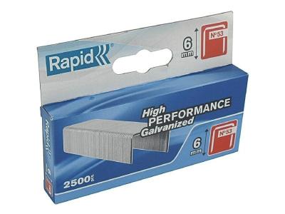 RAPID  - agrafes 53/14mm Galva Boite carton 2500