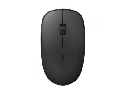 RAPOO Souris optique sans fil Multi mode 2,4GHz/BT 3 .0/BT 4 .0 M200 Silent Noir,  
