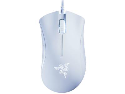 RAZER  DEATHADDER ESSENTIAL GAMING MOUSE - WHITE ED. 